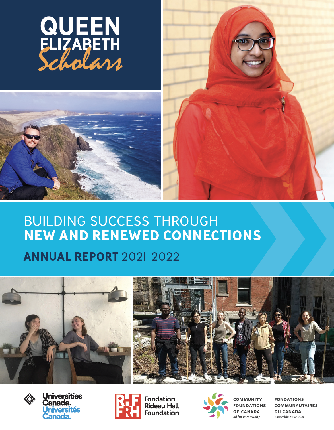 Cover page of the 2021-22 QES annual report