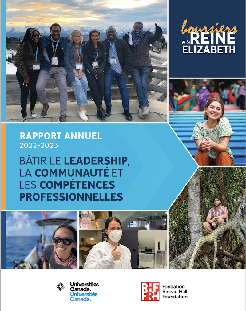 Page couverture du rapport BRE 2022-23: Bâtir le leadership, la communauté et les compétences professionnelles